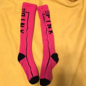 Pink Victoria Secret Socks